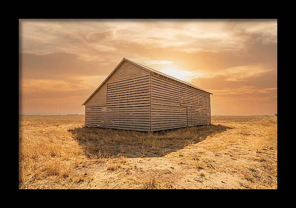 Tobacco Barn At Dawn