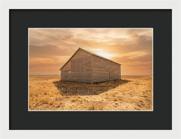 Tobacco Barn At Dawn