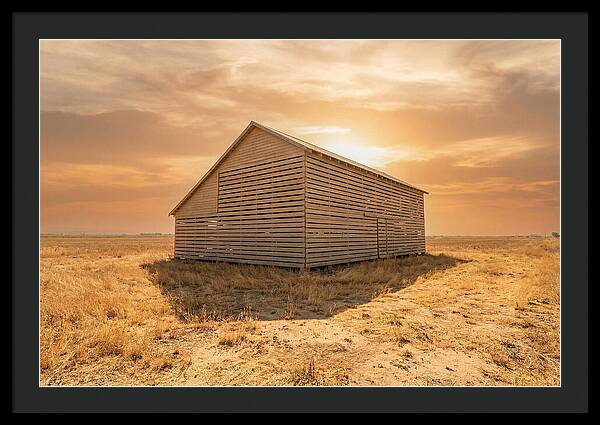 Tobacco Barn At Dawn