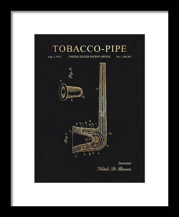 Tobacco Pipe Gold Patent Us1109207a