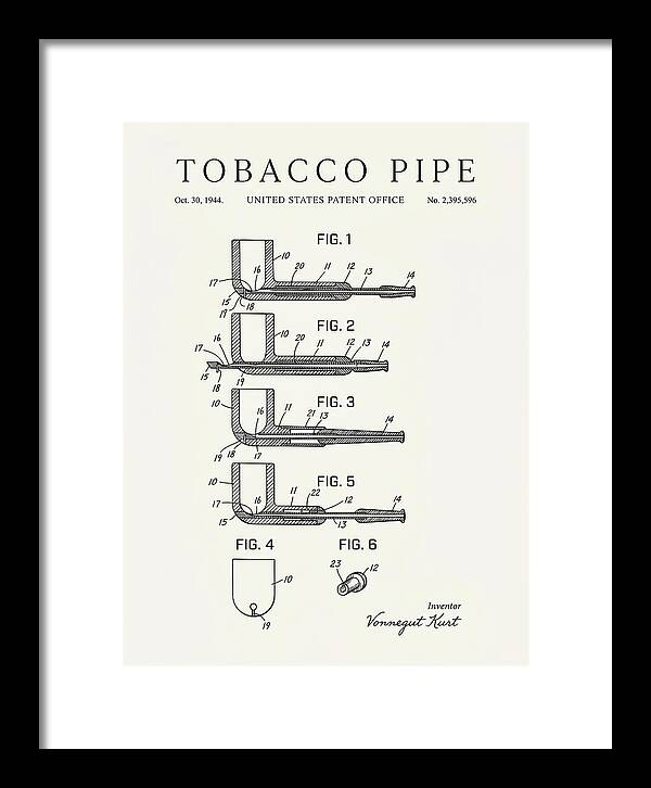 Tobacco Pipe Minimalist Patent Us2395596a