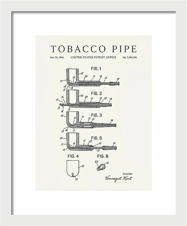 Tobacco Pipe Minimalist Patent Us2395596a