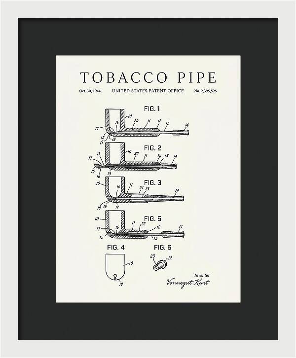 Tobacco Pipe Minimalist Patent Us2395596a