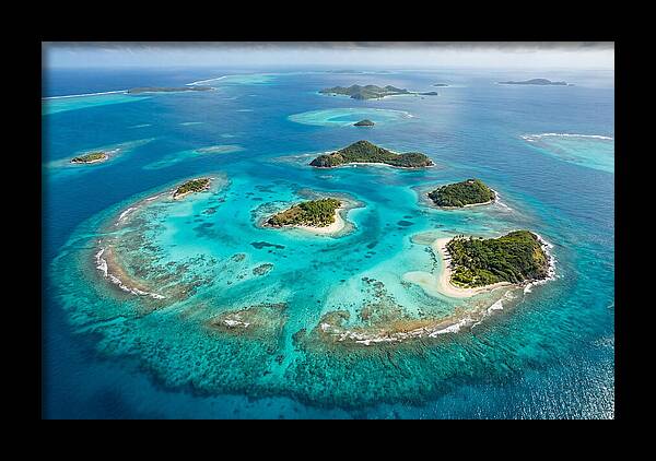 Tobago Cays Aerial View