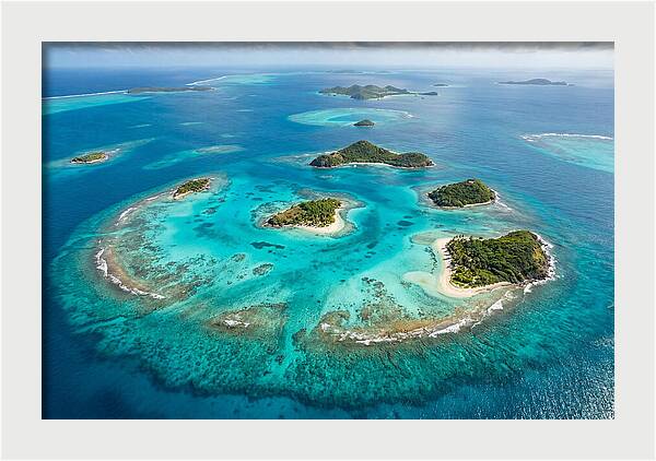 Tobago Cays Aerial View