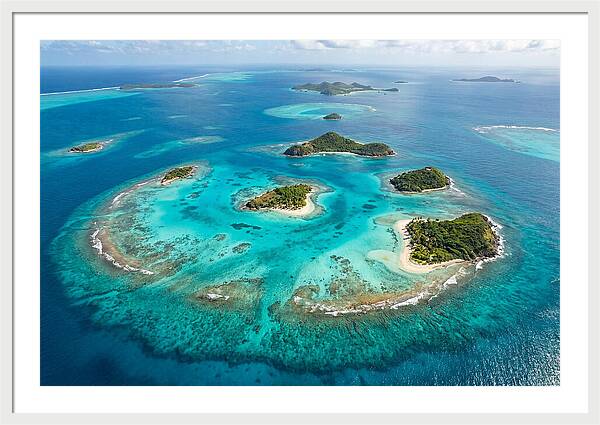 Tobago Cays Aerial View