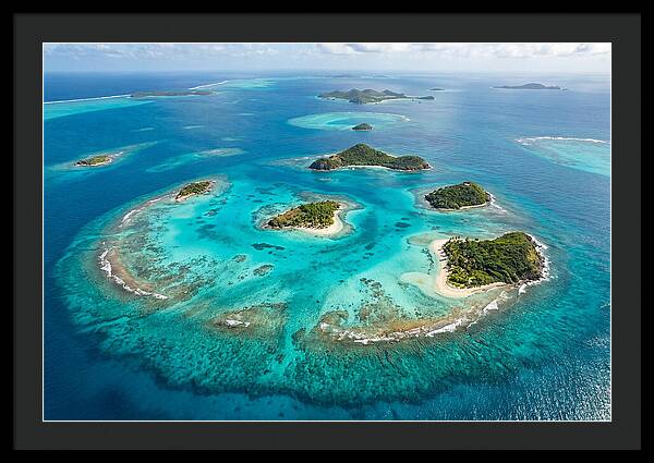 Tobago Cays Aerial View