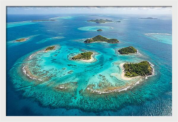 Tobago Cays Aerial View