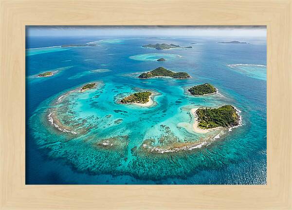 Tobago Cays Aerial View