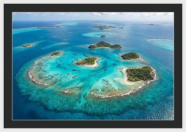 Tobago Cays Aerial View