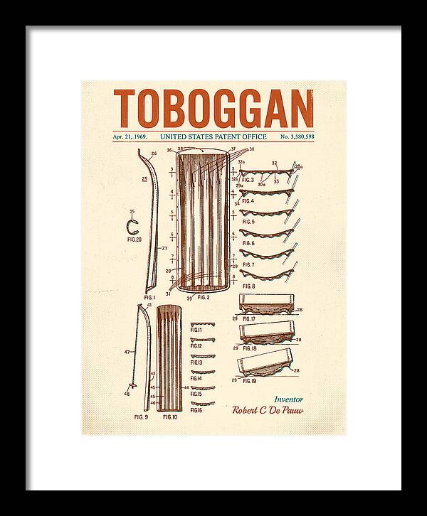 Toboggan Retro Patent Us3580598a