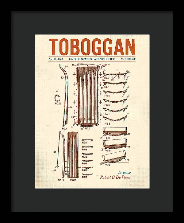 Toboggan Retro Patent Us3580598a
