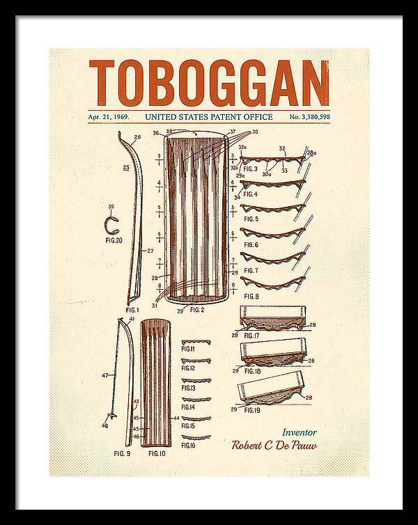 Toboggan Retro Patent Us3580598a