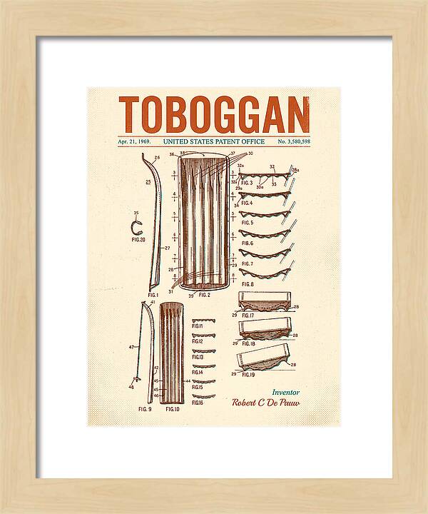 Toboggan Retro Patent Us3580598a
