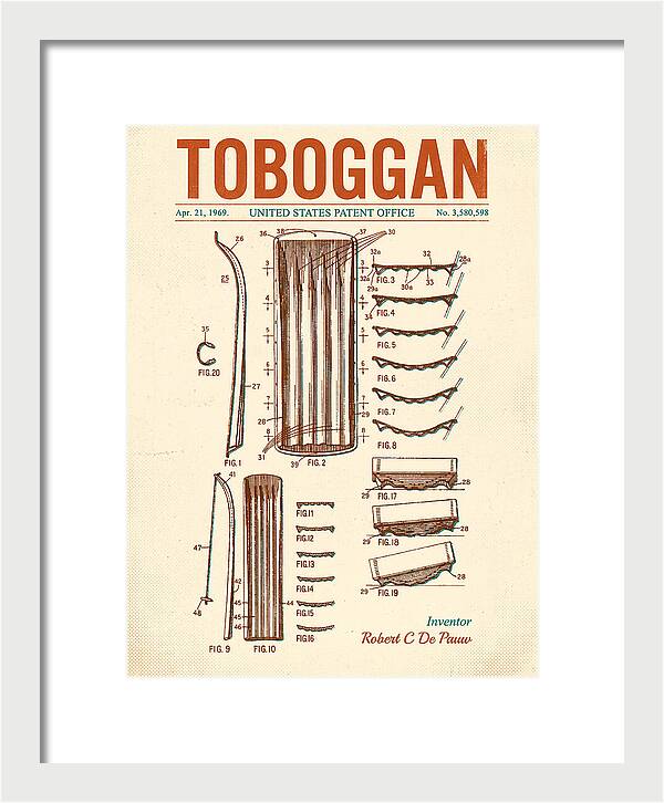 Toboggan Retro Patent Us3580598a