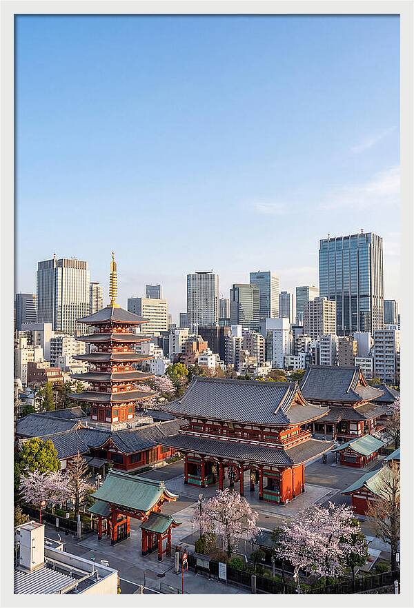 Tokyo Sensoji Temple Serenity