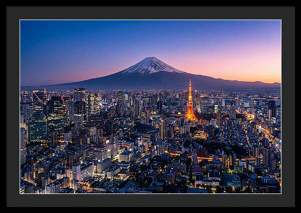 Tokyo Skyline At Blue Hour