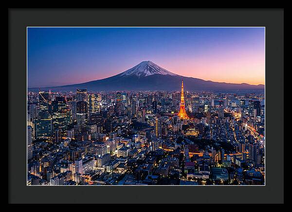 Tokyo Skyline At Blue Hour