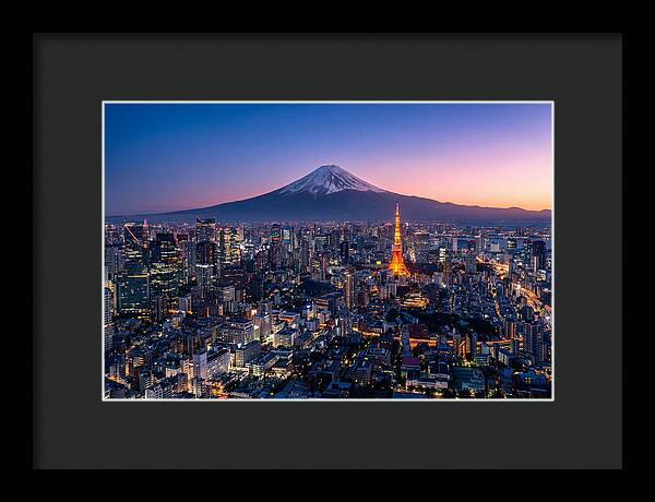 Tokyo Skyline At Blue Hour