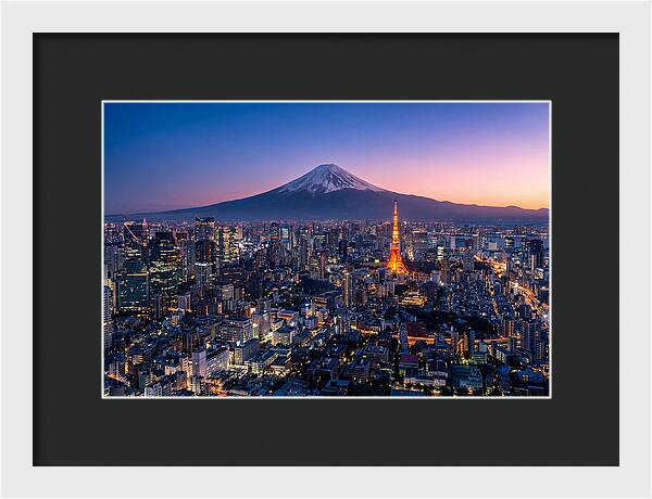 Tokyo Skyline At Blue Hour