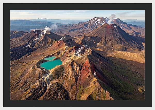 Tongariro National Park From Above