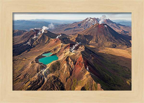 Tongariro National Park From Above