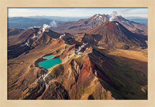 Tongariro National Park From Above