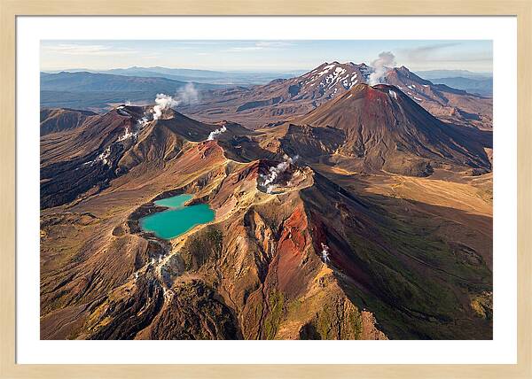 Tongariro National Park From Above