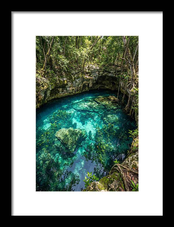Topdown View Of A Cenote