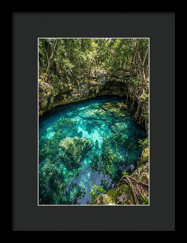 Topdown View Of A Cenote