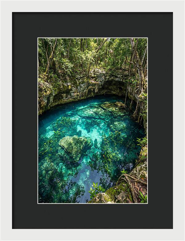 Topdown View Of A Cenote