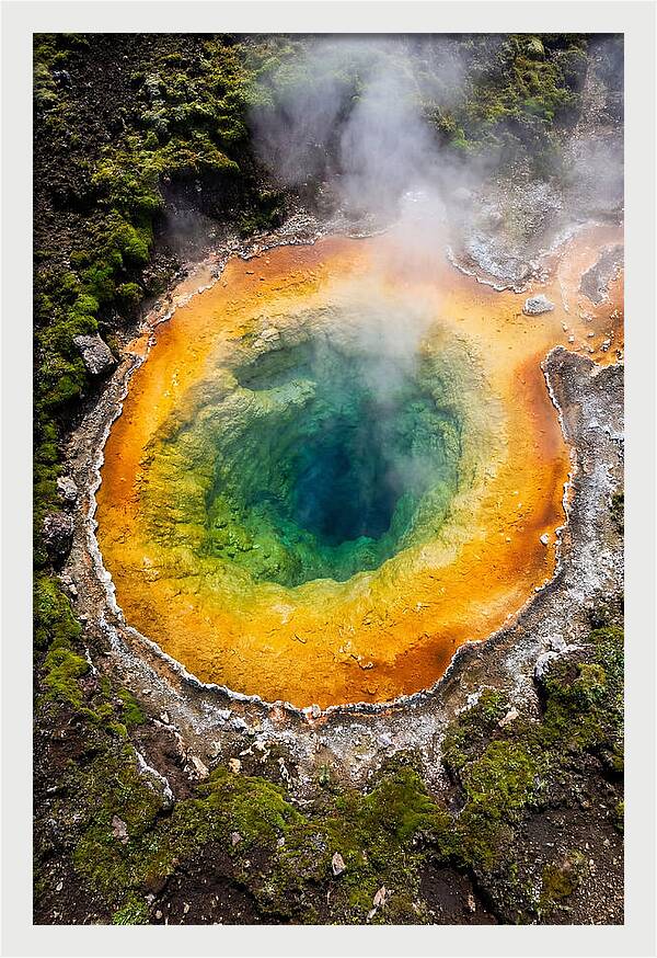 Topdown View Of Hot Springs
