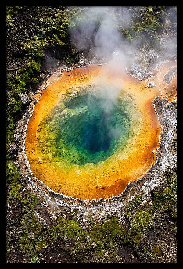 Topdown View Of Hot Springs