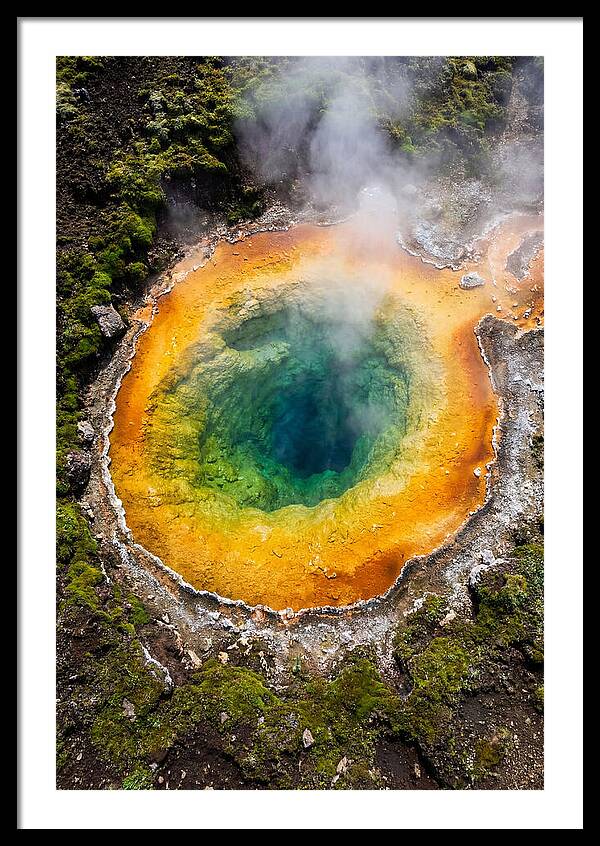 Topdown View Of Hot Springs