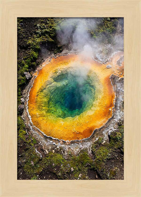 Topdown View Of Hot Springs