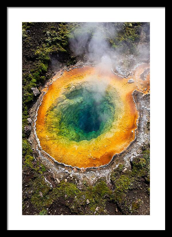 Topdown View Of Hot Springs