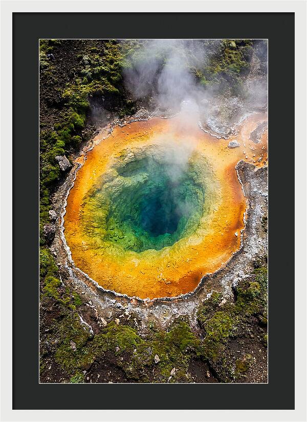 Topdown View Of Hot Springs