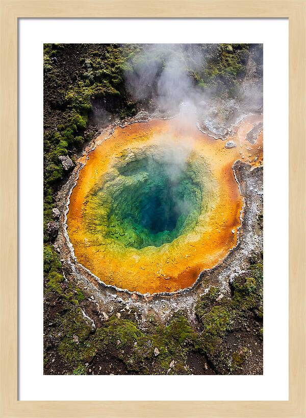 Topdown View Of Hot Springs