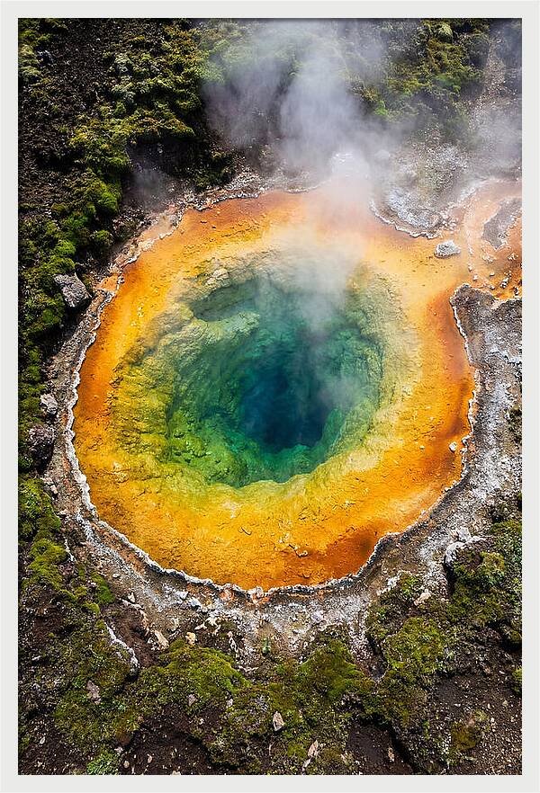 Topdown View Of Hot Springs