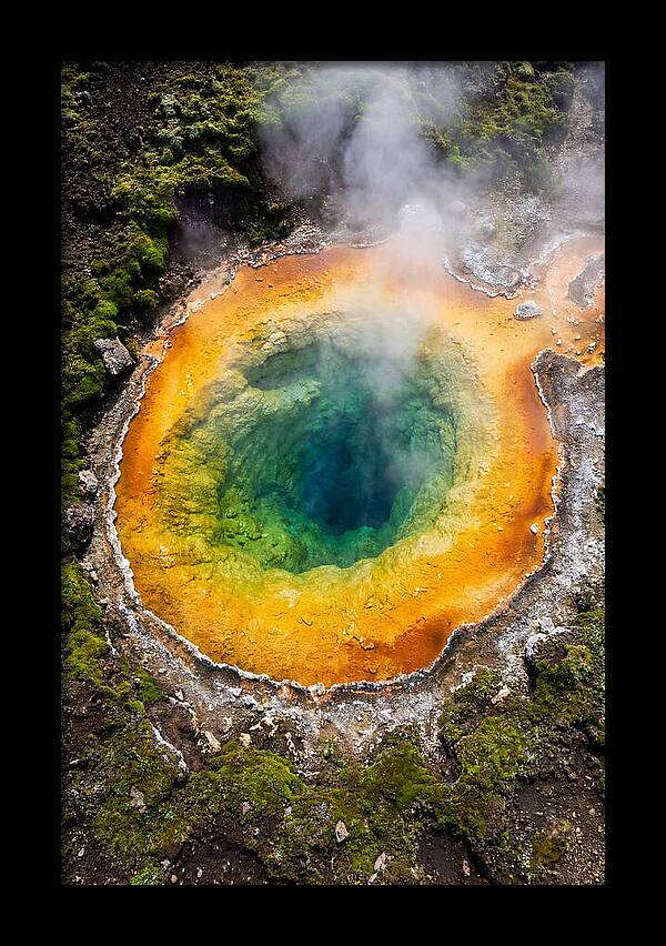 Topdown View Of Hot Springs