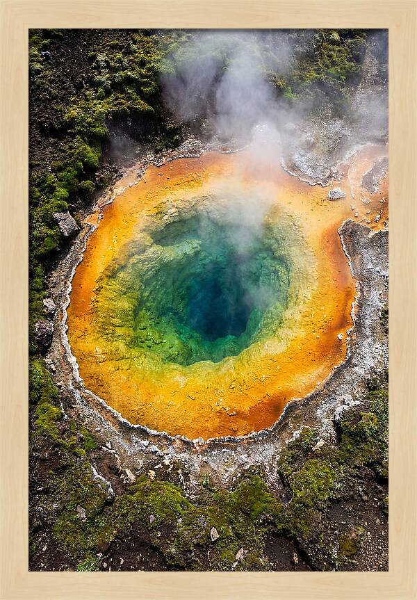 Topdown View Of Hot Springs