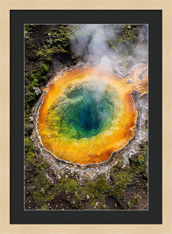 Topdown View Of Hot Springs