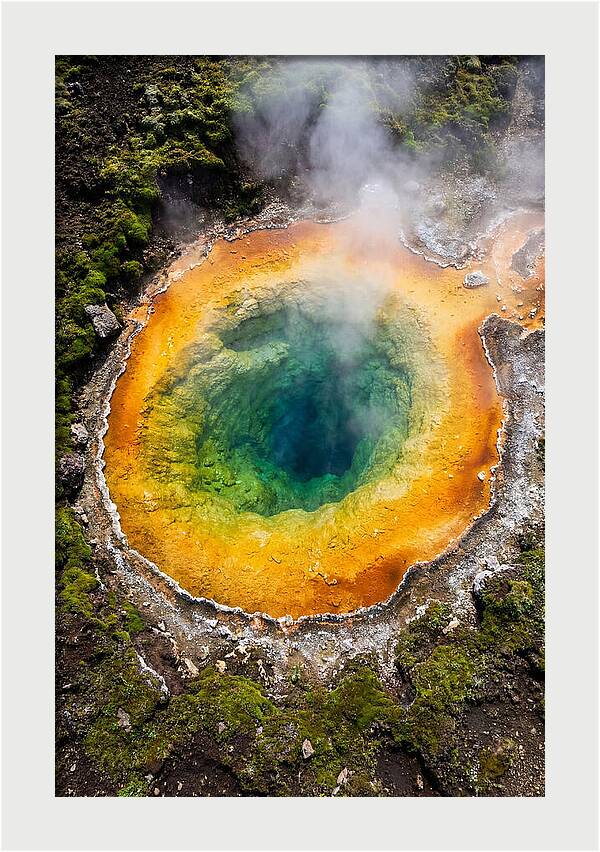 Topdown View Of Hot Springs