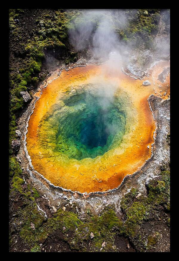 Topdown View Of Hot Springs