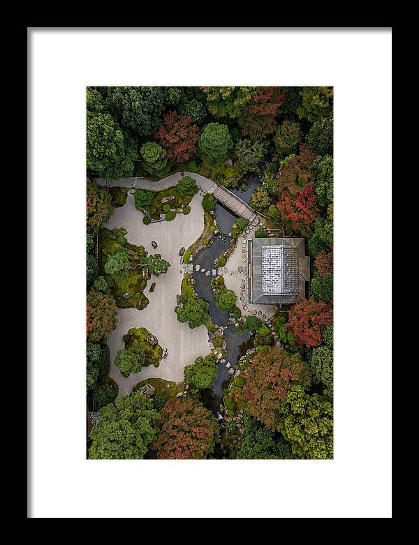 Topdown View Of Japanese Garden