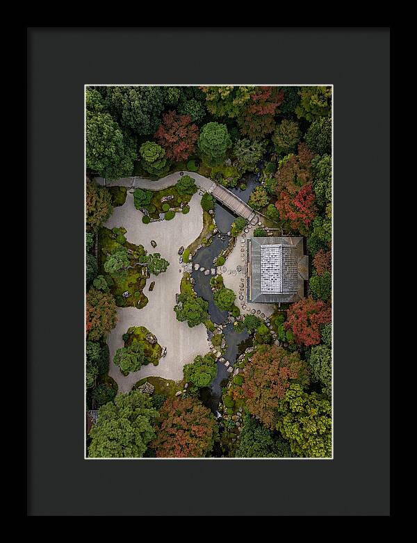 Topdown View Of Japanese Garden