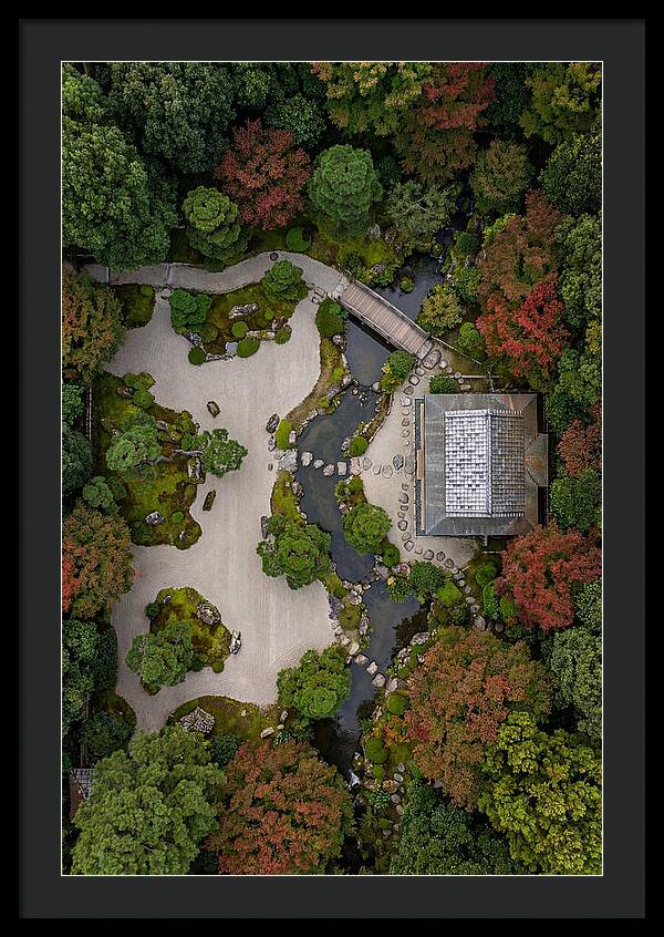 Topdown View Of Japanese Garden