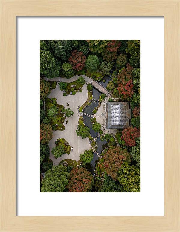 Topdown View Of Japanese Garden