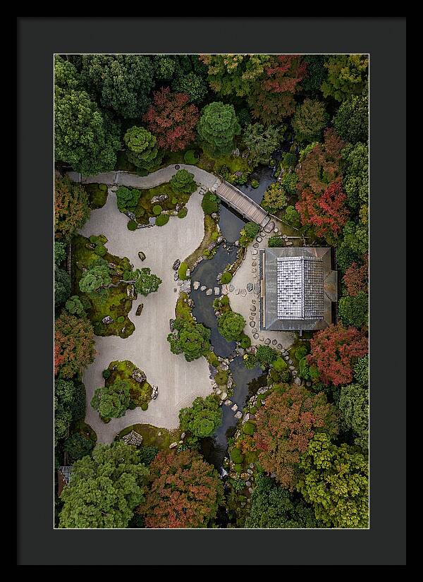 Topdown View Of Japanese Garden