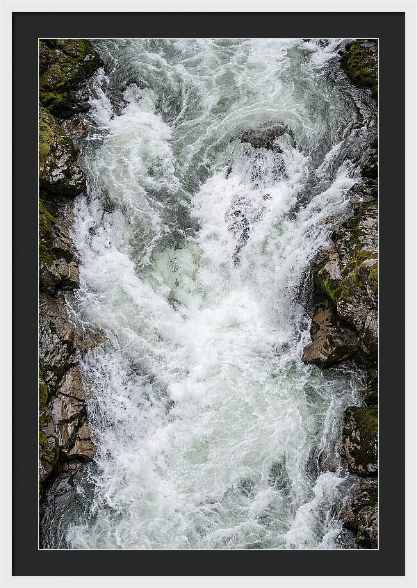 Topdown View Of River Rapids